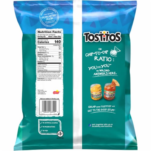 Tostitos® Original Restaurant Style Tortilla Chips Perspective: back