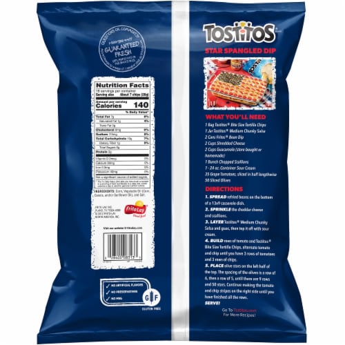 Tostitos® Original Restaurant Style Tortilla Chips Party Size Perspective: back