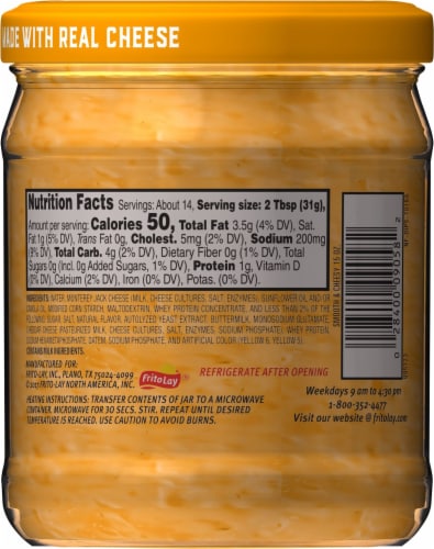 Tostitos® Smooth and Cheesy Dip Perspective: back