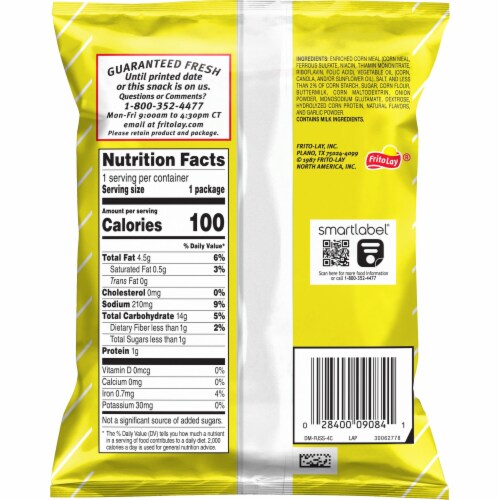 Funyuns® Onion Flavored Rings Perspective: back