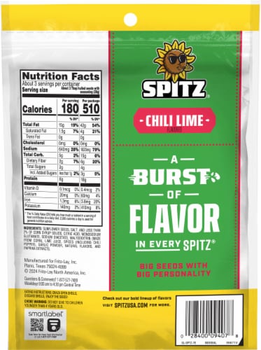 Spitz® Chili Lime Sunflower Seeds Perspective: back