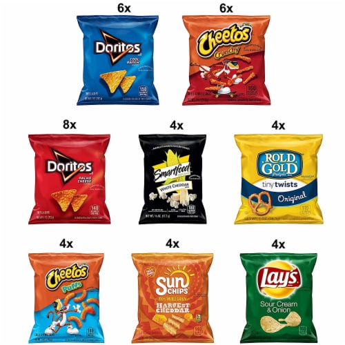 Frito-Lay Fun Times Mix Variety Pack, 40 Count Perspective: back