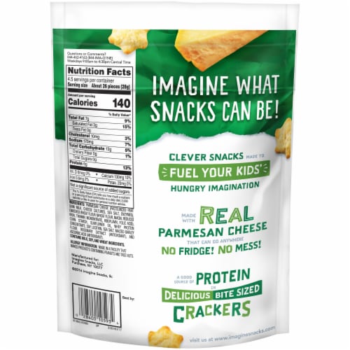 Imag!ne Parmesan Cheese Stars Snacks Bag Perspective: back