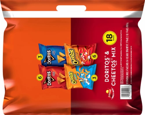 Frito-Lay® Doritos® & Cheetos® Mix Chips & Snacks Variety Pack Perspective: back