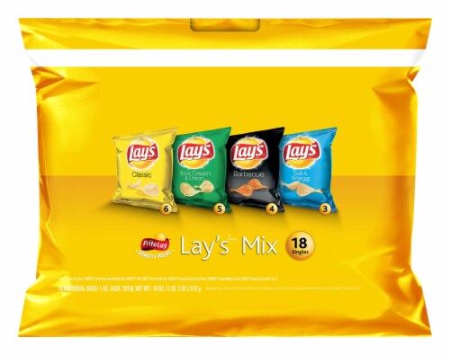 Frito-Lay® Lay's Mix Chips Variety Pack Perspective: back