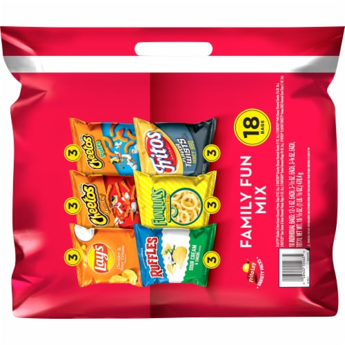 Frito-Lay® Family Fun Mix Snacks & Chips Variety Pack Perspective: back