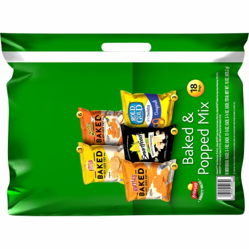 Frito-Lay® Baked & Popped Chips & Snacks Mix Variety Pack Perspective: back