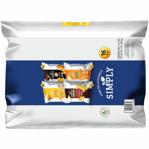 Frito-Lay Simply Purely Delicious Mix Snack Variety Pack Perspective: back