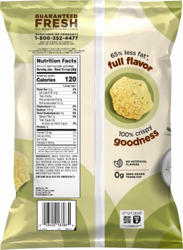 Lay's® Baked Sour Cream & Onion Potato Crisps Perspective: back