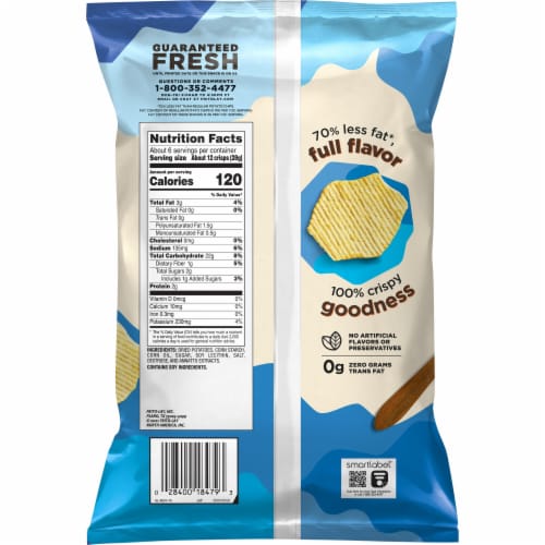 Ruffles® Baked Original Potato Chips Perspective: back
