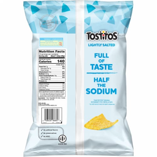 Tostitos® Lightly Salted Tortilla Chips Perspective: back
