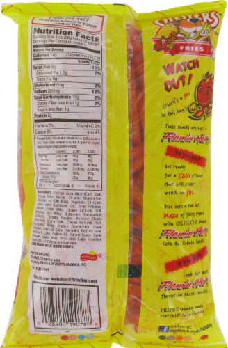 Chester's Flamin' Hot Fries Perspective: back