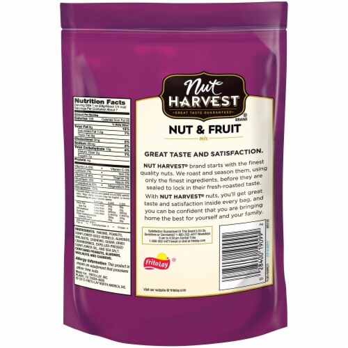 Nut Harvest Nut & Fruit Mix Perspective: back