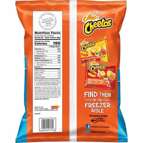 Calories in Cheetos Cheetos Puffs and Nutrition Facts