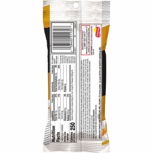 Doritos Flavor Shots Flamin' Hot Nacho Cheese Flavored Nuts Perspective: back