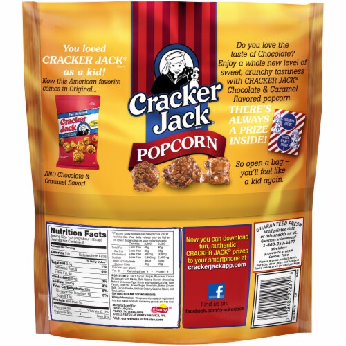 Cracker Jack Chocolate & Caramel Popcorn, 8.5 oz Foods Co.