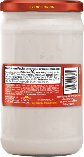 Lay's® French Onion Dip Perspective: back