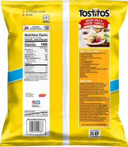 Tostitos® Cantina Thin and Crispy Tortilla Chips Party Size Perspective: back