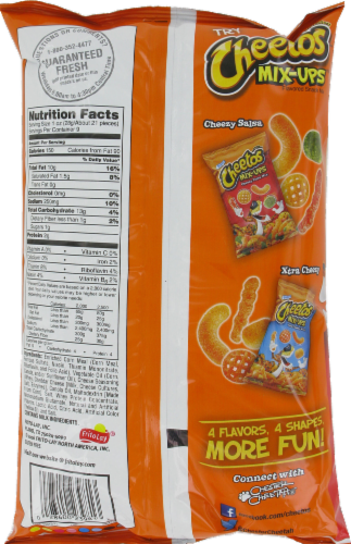 Cheetos Crunchy Cheese Flavored Snacks Perspective: back