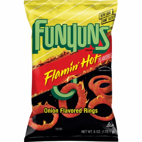 Funyuns® Flamin' Hot Onion Chips Perspective: back