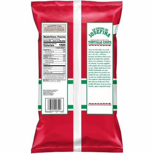 La Cocina De Josefina Tortilla Chips Perspective: back