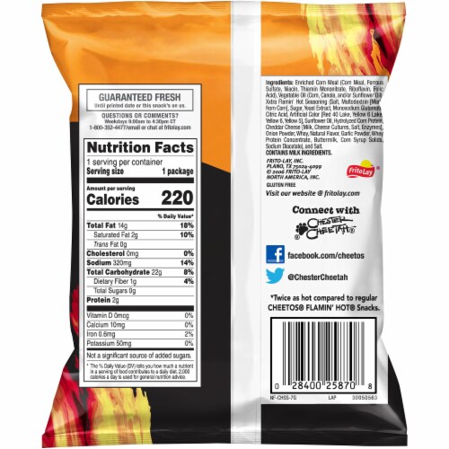 Cheetos® Crunchy XXtra Flamin' Hot Chips, 8.5 oz - Kroger