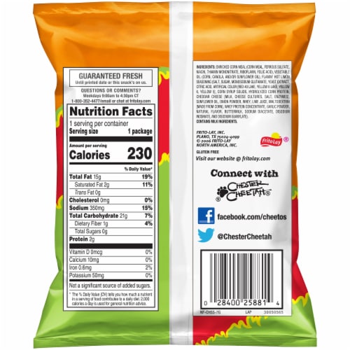 Cheetos® Crunchy Hot Limon Chips, 8.5 oz - Kroger