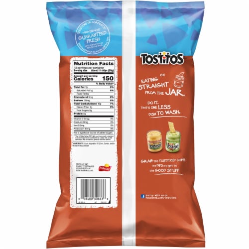 Tostitos® Strips Tortilla Chips Perspective: back