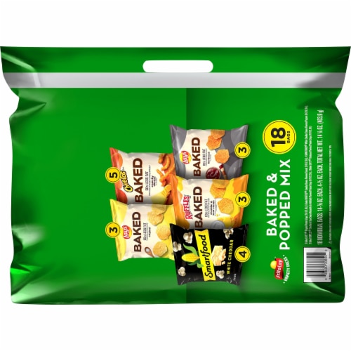 Frito-Lay® Baked & Popped Mix Snacks & Chips Variety Pack Perspective: back