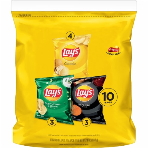 Lays® Potato Chips Mix Variety Pack Snacks Perspective: back