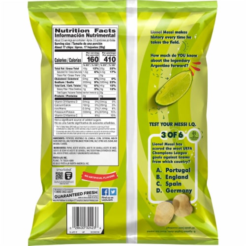 Lay s Limon Potato Chips 2.63 oz Foods Co