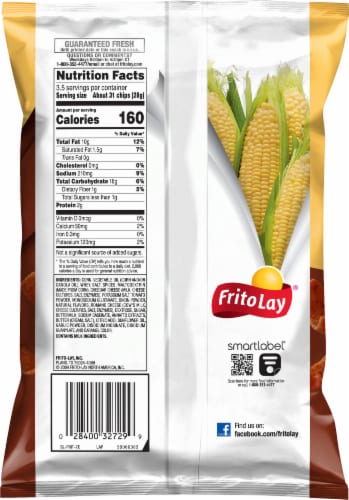 Fritos® Chili Cheese Flavored Corn Chips Snacks Perspective: back