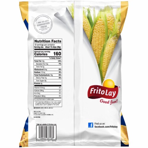 Fritos Scoops! Corn Chips Party Size Perspective: back
