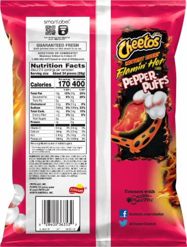 Cheetos® Flamin' Hot Puffs Chips, 8 oz - Kroger