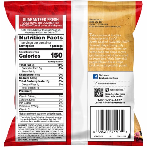Flamin hot discount kettle chips