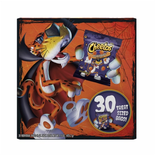 Cheetos Asteroids Cheese Flavored Snacks Perspective: back