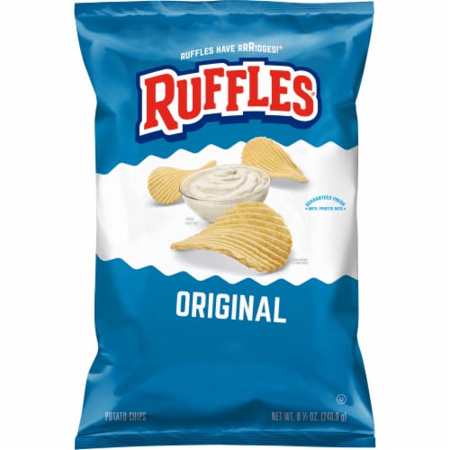 Ruffles® Original Potato Chips Perspective: back