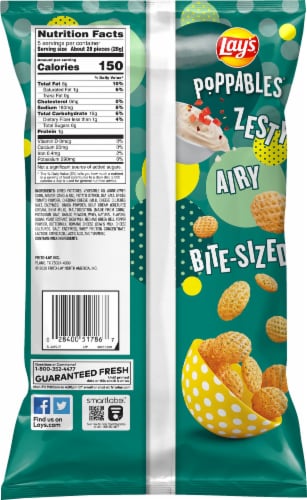 Lay's® Poppables Southwest Ranch Potato Snacks Perspective: back