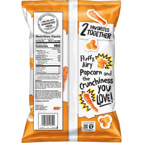 Cheetos® Crunch Pop Mix Cheddar Flavored Cheese Snacks Perspective: back