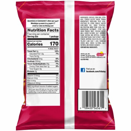 Chester's® Bacon Cheddar Fries Perspective: back