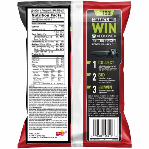 Doritos Mix Cheese Explosion Snack Chips Perspective: back