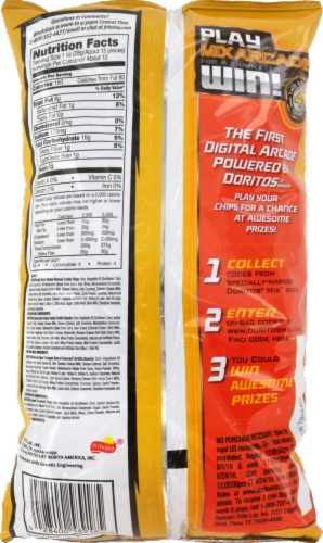 Dorito Mix Taco Explosion Snack Chips Perspective: back