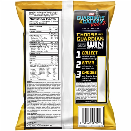 Doritos Mix Taco Explosion Snack Chips Perspective: back
