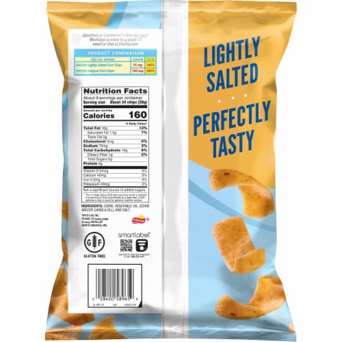 Fritos® Original Lightly Salted Corn Chips Perspective: back
