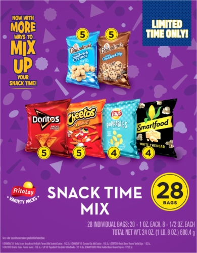 Frito-Lay® Snack Time Mix Variety Pack Perspective: back