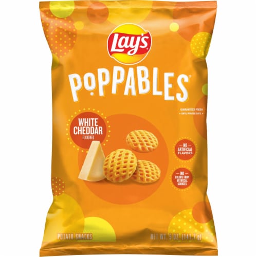 Lay's® Poppables White Cheddar Potato Chips Perspective: back