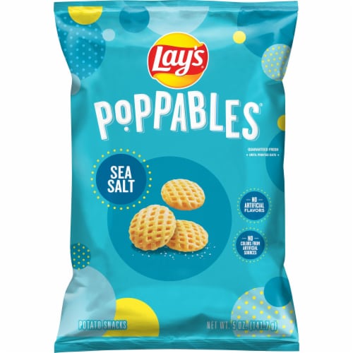 Lay's® Poppables Sea Salt Potato Chips Perspective: back