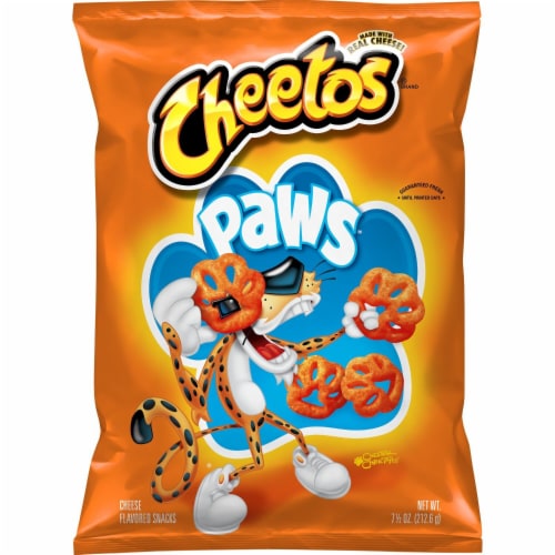 Cheetos® Cheese Paws Chips Perspective: back