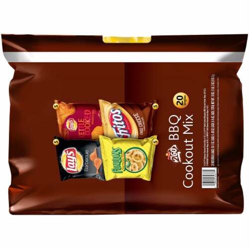 Frito Lay 2Go BBQ Cookout Mix Perspective: back