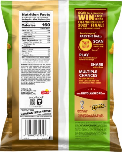 Cheetos Mexican Street Corn Cheese Flavored Snacks Perspective: back
